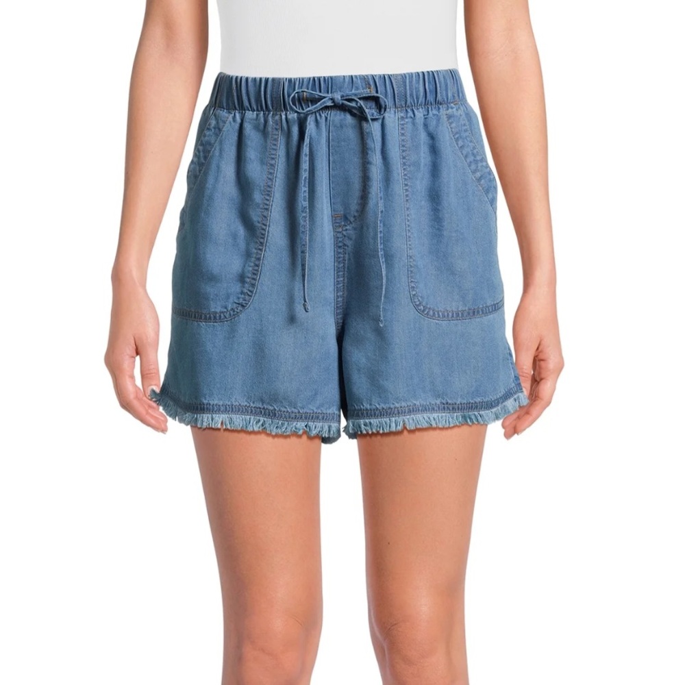 Time and Tru Blue Shorts Relaxed Fit